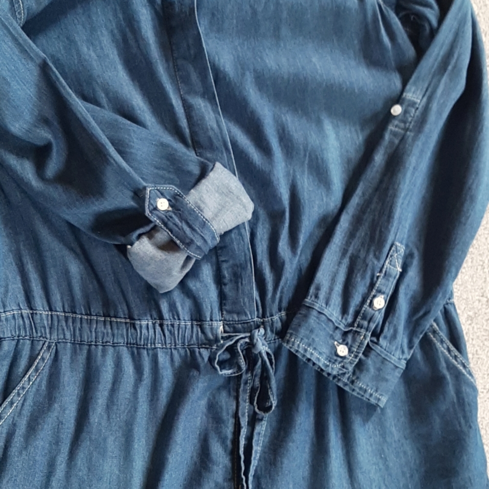 Denim Romper - Picture 5 of 8